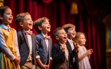 Children Singing on Stage